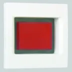 Connect Индикатор напряжения красня подсветка K45 45х45мм белый