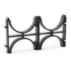 Кластер двойной двухсторонний для двустенных труб д110 (88 шт/кор)