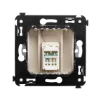 Avanti Розетка RJ-45 в стену 5e одинарная ''Ванильная дымка ''