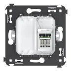 Avanti Розетка RJ-45 в стену, 5e одинарная, ''Белое облако''