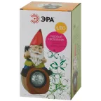 Садовый светильник на солнечной батарее, полистоун, цветной, 20,4 см SL-RSN20-GN-3S