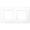 Рамка 2 поста, белый