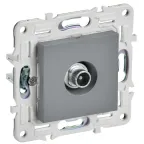 SKANDY Розетка TV проходная SK-A17Gr серый IEK