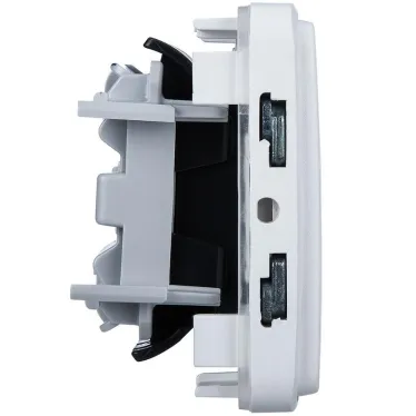 Plexo Выключатель двухполюсный белый