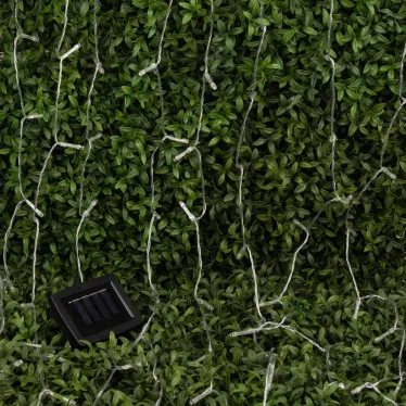 Садовая гирлянда на солнечной батарее Занавес 1,5*1,5 метра, 192 LED ERASF22-41