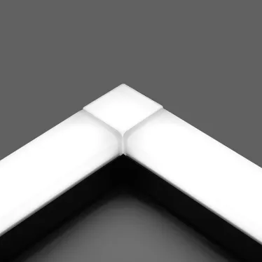 Светильник светодиодный ДПО-3вт 6500К 300Лм квадрат черный для светильников AL4020 24вт