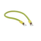 Перемычка медная сеч. 10 мм2, с наконечниками под винт М6, в комплекте с метизами HDZ, L 500 мм