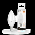 Лампа светодиодная LED 10 Вт 710 лм 3000К свеча теплый E14 AC 220В Elementary Gauss