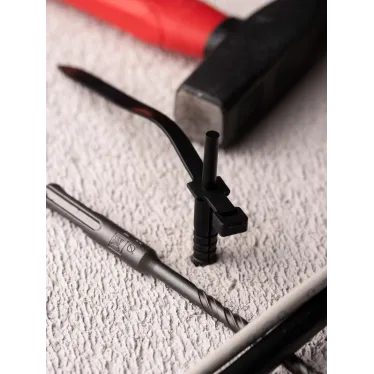 Хомут дюбельный 7х150 черный (50шт) PROxima