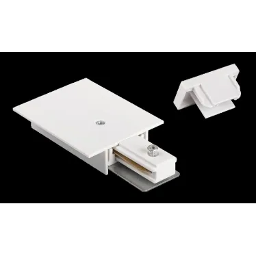 PTR/R EC-WH Комплект торцевых элементов белый для встраиваемого шинопровода Jazzway