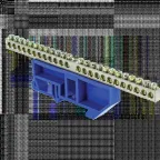 Шина N 63.24 (DIN изолятор) никель