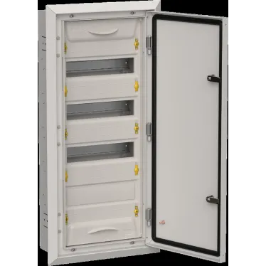 TITAN 5 Корпус металлический ЩРв-48 (1х48) 755х365х130мм IP31 серый (одна дверь)