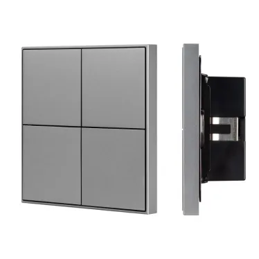 Панель кнопочная KNX-304-23-IN Grey (BUS, Frame) (IARL, IP20 металл, 2 года)