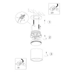 Подсветка Накладной под лампу Gx53, алюминий, цвет белый+серебро OL8 GX53 WH/SL лампа с цоколем GX53 ( в комплект не входит)