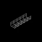 Проволочный лоток 100х600х5,0 L3000 мм