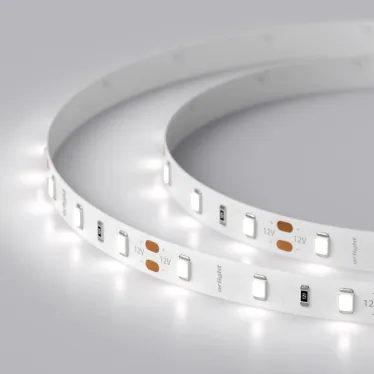 Лента LED RT-A60-8mm 12V White6000 (7.2 W/m, IP20, 2835, 5m) (ARL, Открытый)