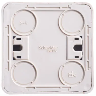 ЭТЮД Выключатель двухклавишный наружный с подсветкой Сосна