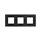 Рамка из металла, ''Avanti'', черная, 6 модулей