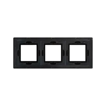 Рамка из металла, ''Avanti'', черная, 6 модулей