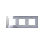 Рамка-декор на 3 поста для 2700630-03., S27Pl, нержавеющая сталь