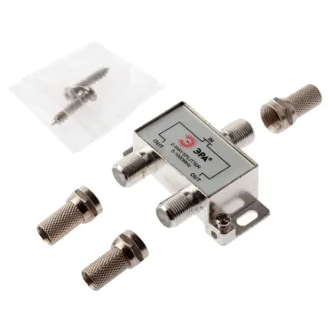 Делитель ТВ D-F-04 2 ответвления под F разъём в комплекте 3 F разъёма 5-1000 МГц