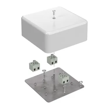 Коробка огнестойкая для кабель-канала 40-0470-FR2.5-6 Е15-Е120 103х103х45