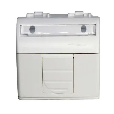 BRAVA Адаптер для информационныx разъемов Keystone 2 модуля белый