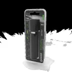 Фонарь светодиодный ручной 1 Вт 50 лм Черный IP3X аккумуляторный Li-ion 1200мАч GFL Gauss