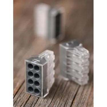 Клемма строительно-монтажная СМК модель 108 8 отверстий 1.0-2.5мм2(50шт) PROxima