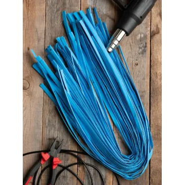 Трубка термоусаживаемая ТУТ нг 12/6 синяя в отрезках по 1м PROxima