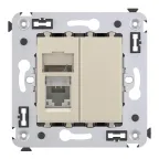 Avanti Розетка RJ-45 в стену 5e одинарная ''Ванильная дымка ''