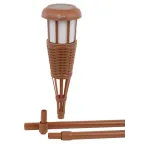 Светильник уличный ERASF22-35 на солнечной батарее садовый Факел бамбук