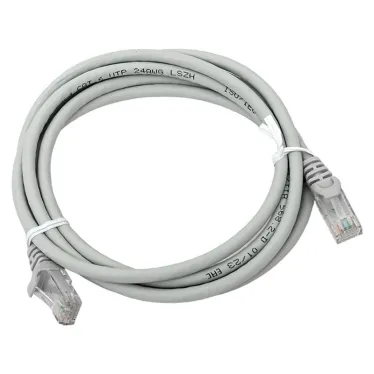 Патч-корд TERACOM PRO Cat.6 неэкранированный UTP оболочка LSZH серый (2.0м)