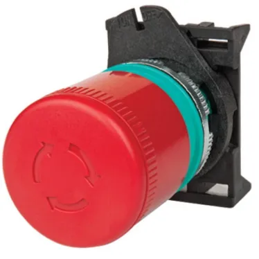 Кнопка аварийная грибовидная поворотная с индикацией D-40мм