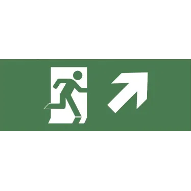 Этикетка самоклеющаяся 200х60мм Фигура/стрелка вверх вправо DPA/DBA INFO-DBA-008