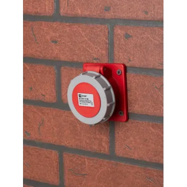 Розетка стационарная внутренняя угловая 4142 3Р+РЕ 16А 380В IP67 PROxima