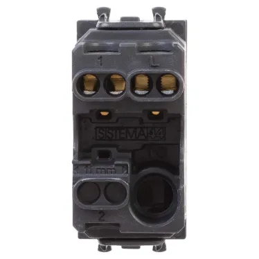 Avanti Выключатель ''Черный квадрат'', 16A, 1 модульный