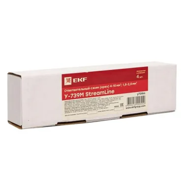 Сжим ответвительный (орех) У-739М (4-10 мм2, 1,5-2,5 мм2) StreamLine