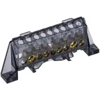 TEKFOR Шина N ноль в комбинированном DIN-изоляторе Стойка 8х12-(3+4)-Ч IEK