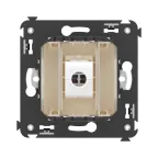 Avanti Компьютерная розетка RJ-45 без шторки в стену кат.5е одинарная Ванильная дымка