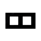 Рамка-декор на 2 поста для 2700620-03., S27Pl, чёрный