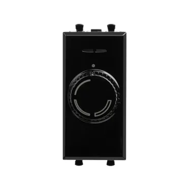 Avanti Диммер поворотный ''Черный квадрат'', 16A, 1 модульный