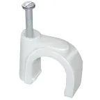 Скоба 20мм круглая пластиковая (100шт)