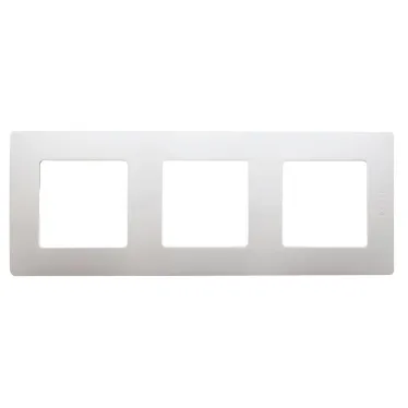 ETIKA Рамка 3 поста слоновая кость