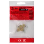 Строительно-монтажная клемма СМК, модель 102, 2 отверстия, 1.0-2.5мм2 (уп.4шт.)