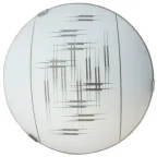 Светильник НПБ-01-60-130 М15 Элегант 250 матовый белый/клипсы штамп металлик индивидуальная упаковка