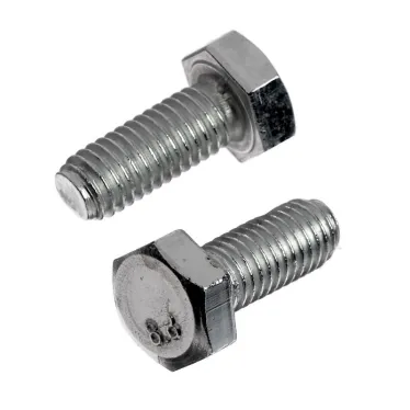 Болт DIN933 М8х20 шестигранная голова полная резьба оцинкованный (12 шт)