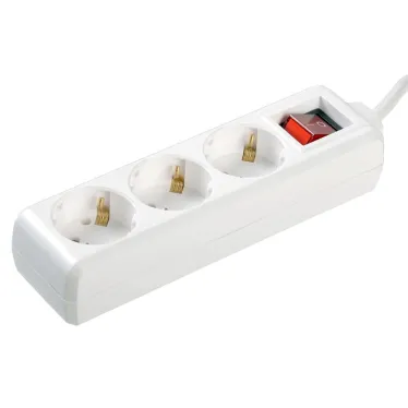 Удлинитель У03К-выключатель 3 места 2Р+PЕ/1.5 метра 3х1мм.кв. 16А/250