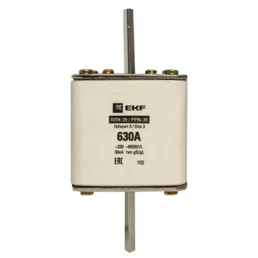 Вставка плавкая ППН-39 630/630А габарит 3