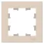Рамка однопостовая ATLASDESIGN бежевый
